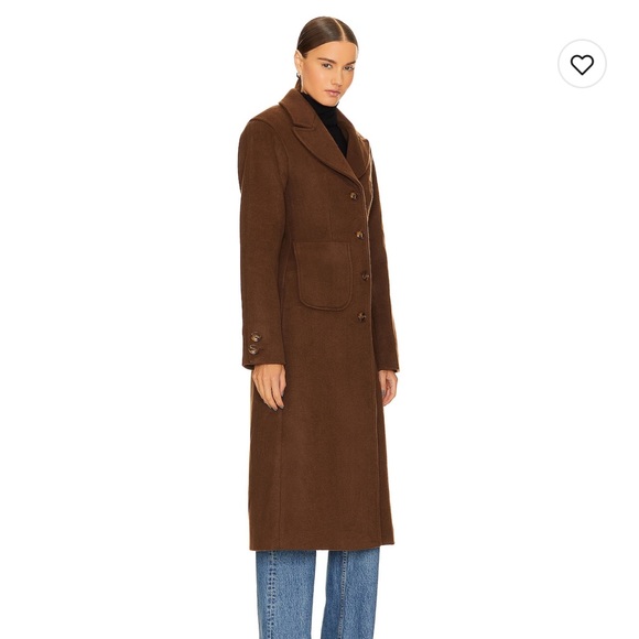 Brown L’academie Revolve coat new - Picture 3 of 4